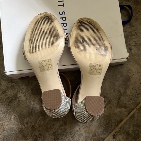 Call It Spring by ALDO Walheim vegan crystal block heel sandal - Picture 8 of 8